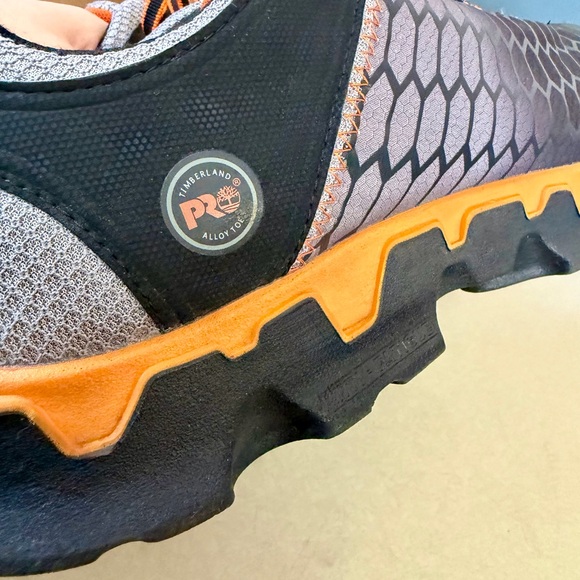 Size 15 Timberland Men’s Pro Powertrain Sport Work Shoes Alloy Toe Orange Black main image 16